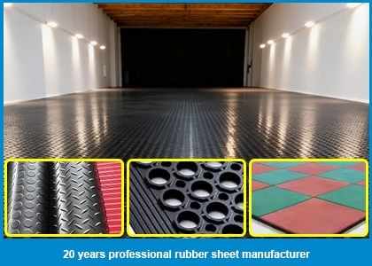 Rubber sheet flooring manufacturers in China