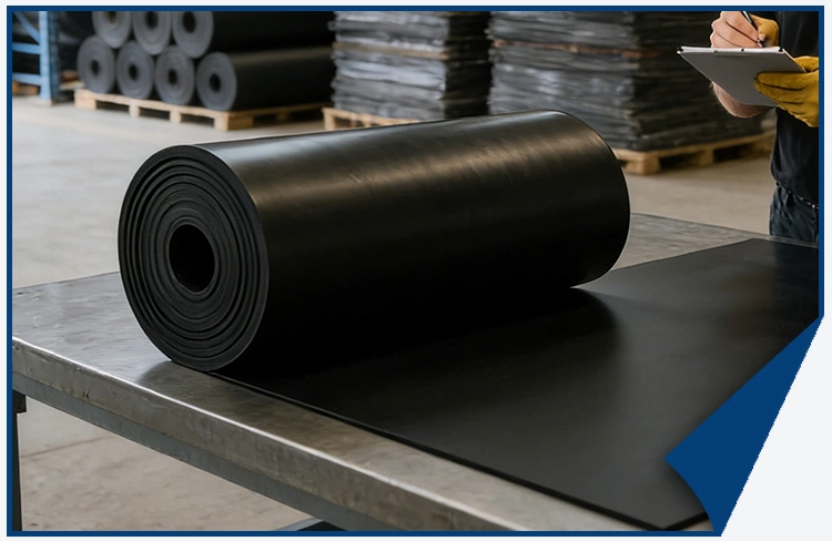 Lençol de borracha preto: solução funcional para proteção e vedação