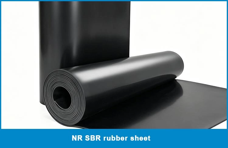 Styrene Butadiene Rubber Sheet | NR SBR Rubber Sheet Black and Red