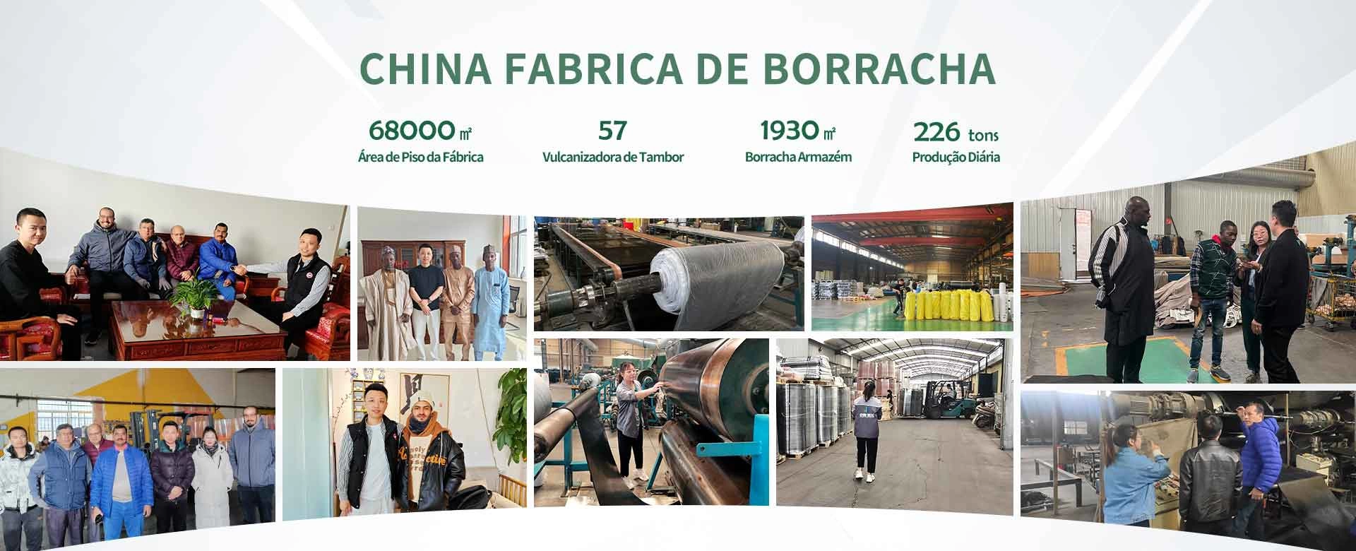 industrial lencol de borracha fabrica