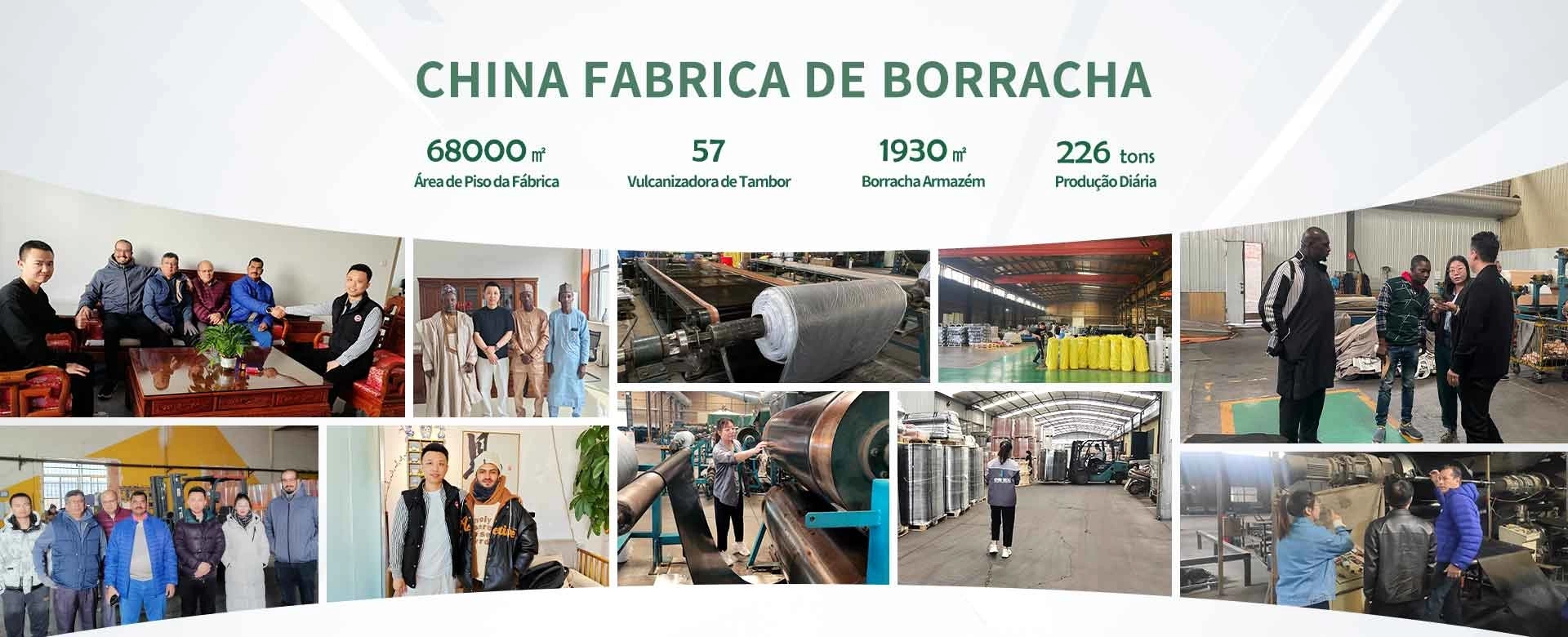 Visita de Clientes à Fábrica de Lençol de Borracha: Confiança Real