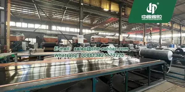 reinforced rubber sheet material