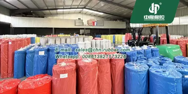 reinforced rubber sheet material