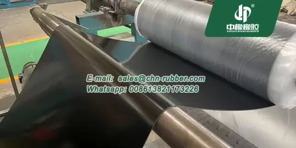 reinforced rubber sheet material