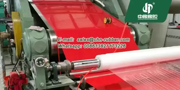 red silicone rubber sheet