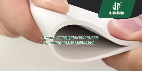 white neoprene rubber