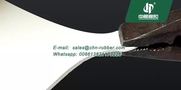 white neoprene rubber