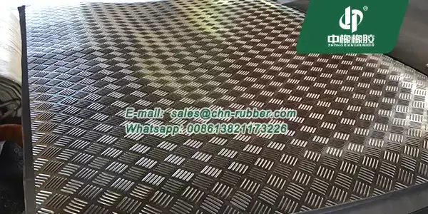 checker rubber matting
