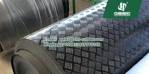 checker rubber matting