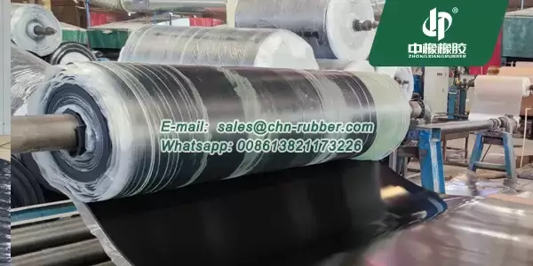 thin black rubber sheet