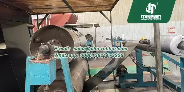 thin black rubber sheet