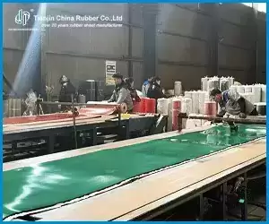 cutting rubber sheet