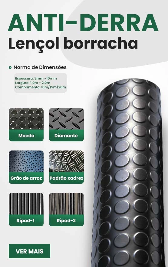 fabricante lencol de borracha