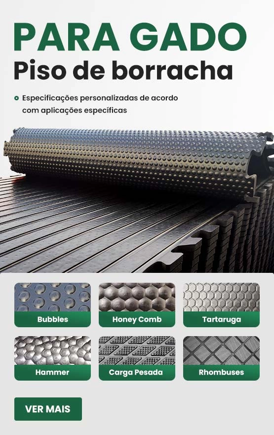 piso de borracha para gado