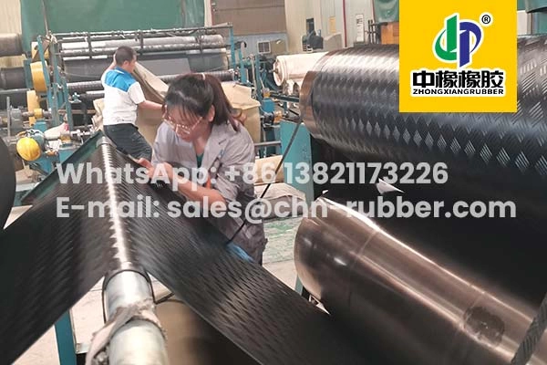 lencol piso borracha