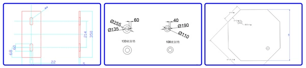 Variety of precision-cut custom EPDM gaskets and seals for industrial use