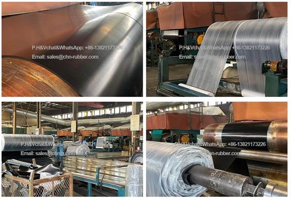 Laminas de hule viton negro de alta densidad para sellado qu&iacute;mico