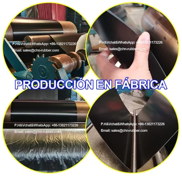 lamina neopreno 3mm Rollos de lámina neopreno 3mm listos para exportación industrial