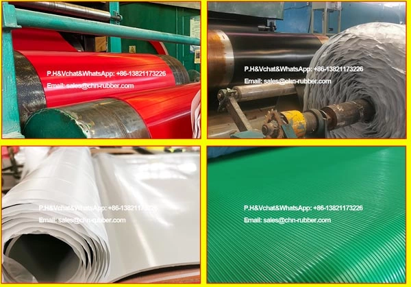 Rollo de plancha de jebe SBR negro para industria peruana