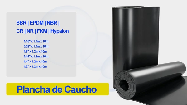 Planchas de caucho antiabrasivo rojo para revestimiento minero en Per&uacute;