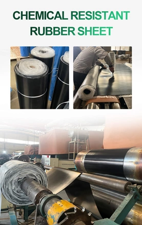 chemical resistant rubber sheet Chemical resistant neoprene rubber sheet for industrial tank lining