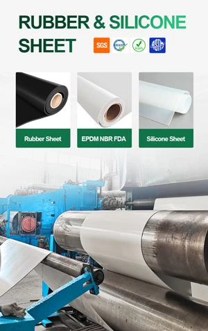 rubber gasket material Bulk supply of industrial rubber gasket material in various polymers