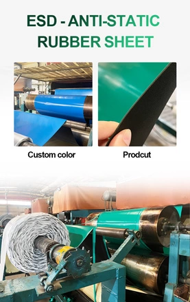 rubber protection matting Anti-static ESD rubber matting for electronics workshop protection