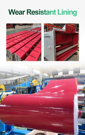 rubber sheet lining Heavy duty wear resistant rubber sheet lining for mining chutes