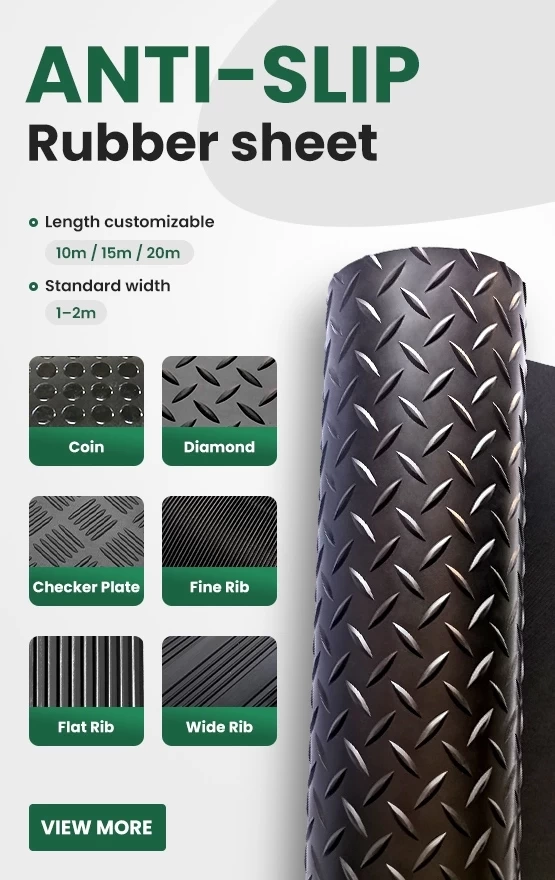 Anti-slip checker plate, coin pattern, rib, diamond rubber sheet flooring from a reliable China supplier.