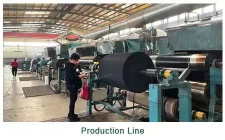 Continuous sheet vulcanization and rolling process on our main China rubber sheet production line.