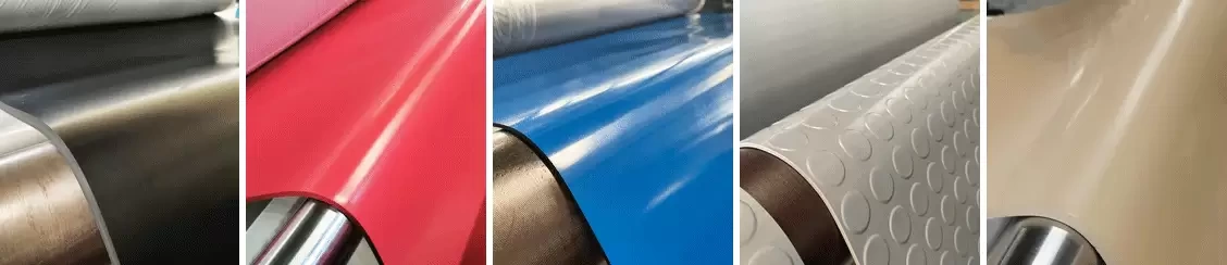 A display of premium vulcanized rubber sheet rolls manufactured by Tianjin China Rubber Co., Ltd., showcasing flawless surface finish and uniform gauge consistency achieved through continuous rotocure machine production.
