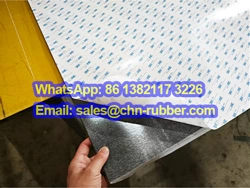 Industrial-grade adhesive-backed rubber sheet - Factory direct supply Factory-primed adhesive-backed rubber sheet with high-strength PSA for industrial assembly