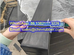 Heavy-duty vibration damping rubber blocks Custom rubber blocks used for industrial vibration damping and shock absorption