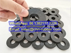 Precision mass-produced rubber sealing washers Bulk industrial rubber washers manufactured with consistent dimensions