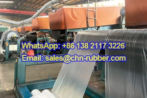 Operação em larga escala de vulcanização de lençol de neoprene para atacado Produção de chapas de neoprene