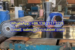 Processo de cura e vulcanização de lençol de neoprene na Tianjin China Rubber Controle de qualidade na vulcanização