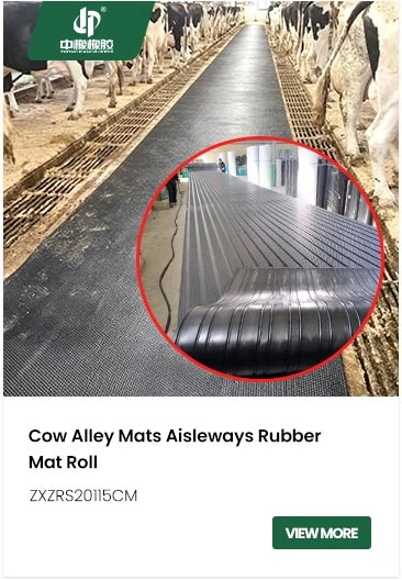 Ammonia resistant cattle stall mats compatible with automatic farm scrapers