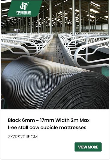 Heavy duty free stall rubber mats manufactured by premium cow cubicle mat supplier