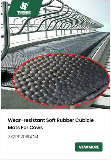 Interlocking cow cubicle rubber mats from professional industrial manufacturer