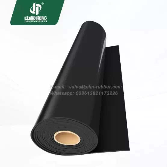 Hardness 75 SBR rubber sheet roll 3mm