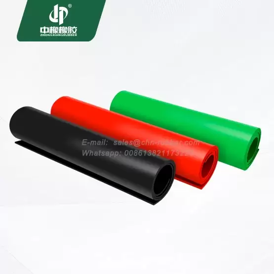 Hardness 75 CR neoprene black rubber sheet