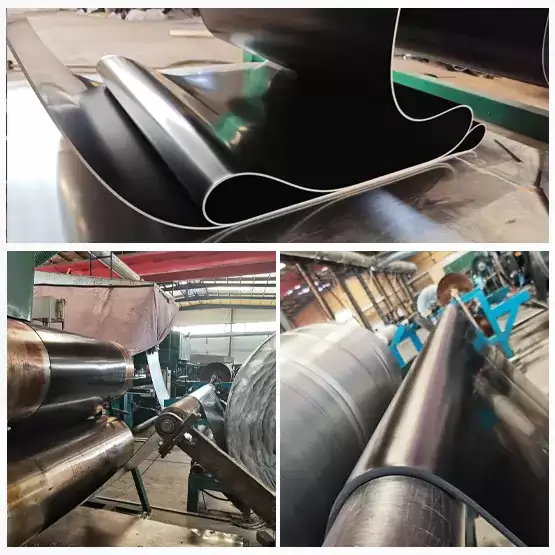 Hardness 55 SBR black rubber sheet roll 1.35 Gravity