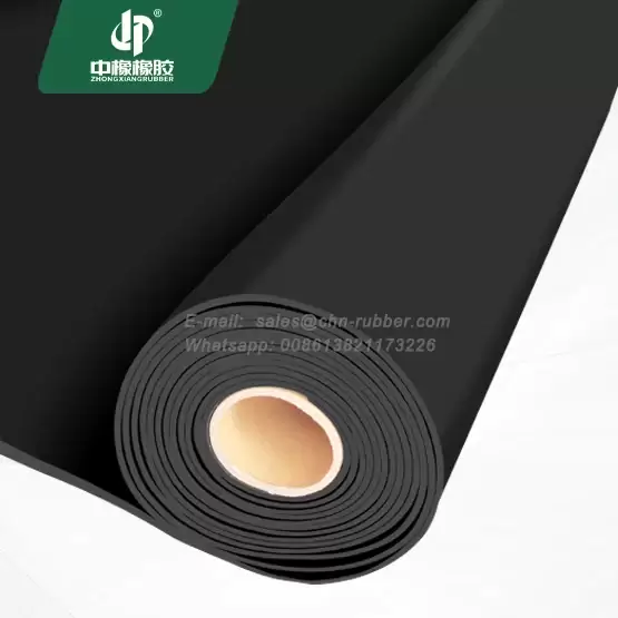 Hardness 60 Neoprene black rubber sheet