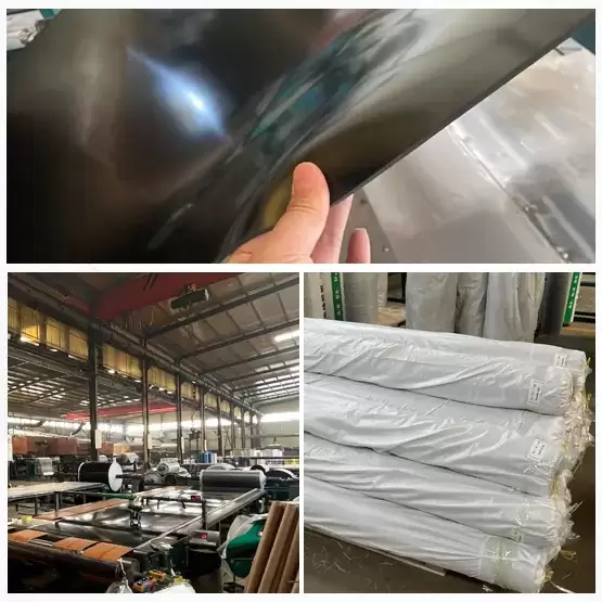Hardness 38 Natural NR rubber sheet roll