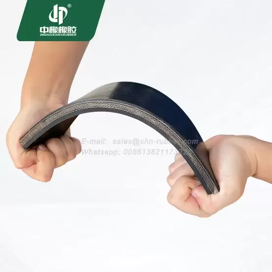 Hardness 55 Black natural strip insertion rubber roll