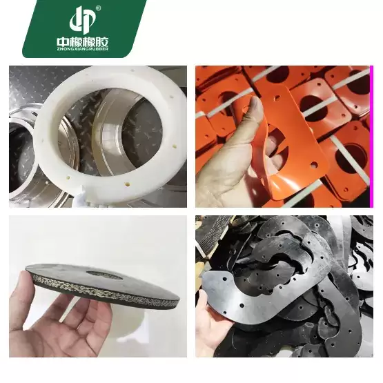 Synthetic and natural rubber moulded gaskets