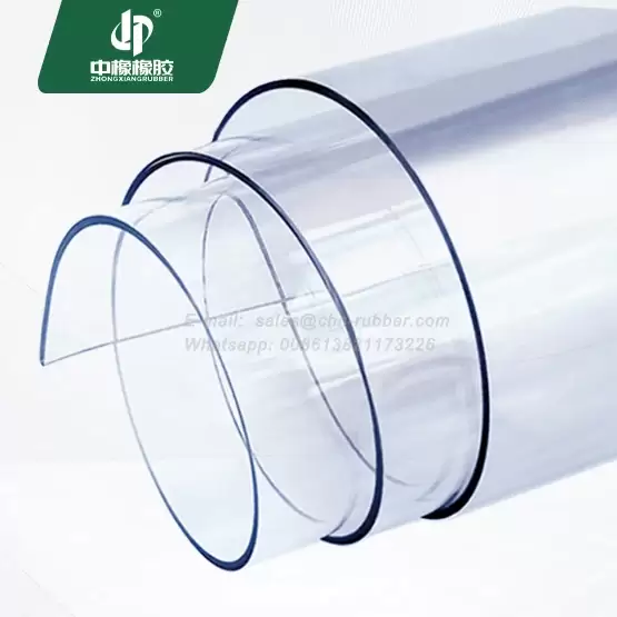 0.5mm - 6mm PVC transparent sheet roll