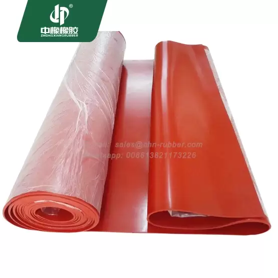 Hardness 65 Red silicone silicone rubber sheet