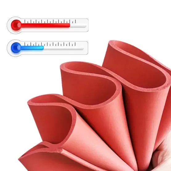 Silicone sponge rubber sheet custom thickness