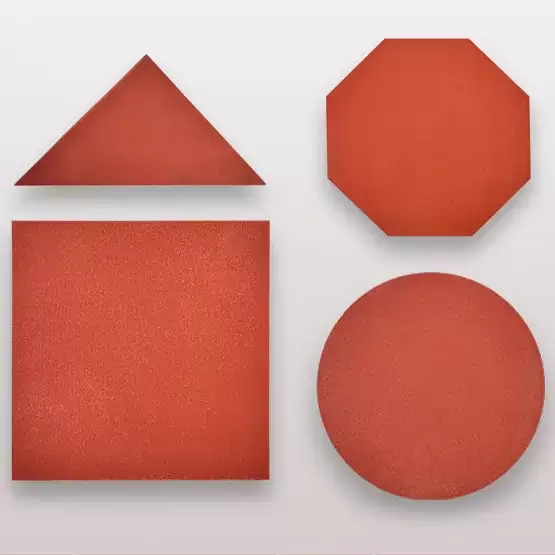 Red closed cell silicone sponge sheet 1mm - 5mm